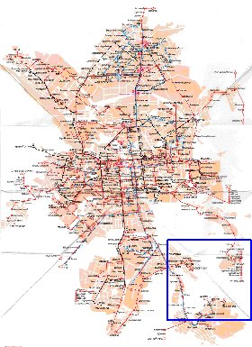 Transport carte de Iekaterinbourg