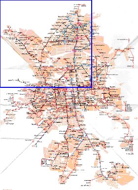 Transport carte de Iekaterinbourg