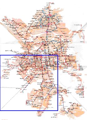 Transport carte de Iekaterinbourg