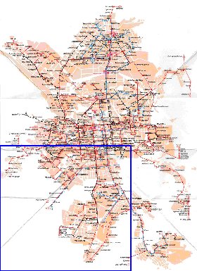 Transport carte de Iekaterinbourg