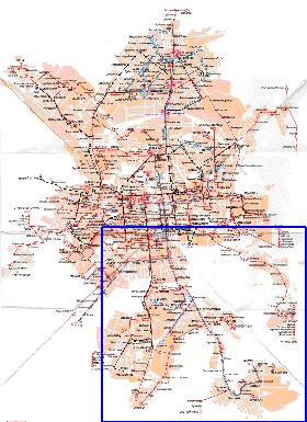 Transport carte de Iekaterinbourg