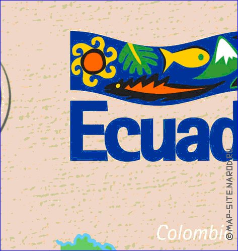 carte de Equateur