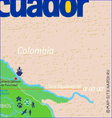 carte de Equateur