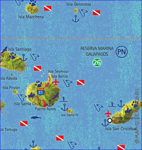 carte de Equateur