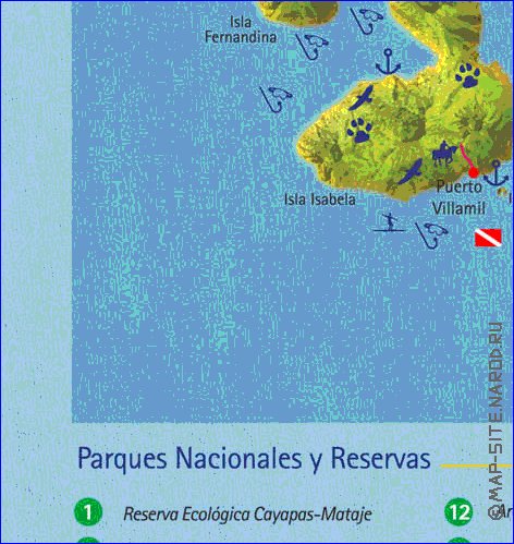 carte de Equateur