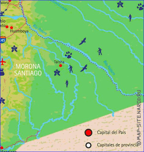 carte de Equateur