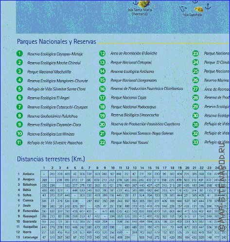 carte de Equateur