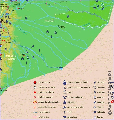 carte de Equateur