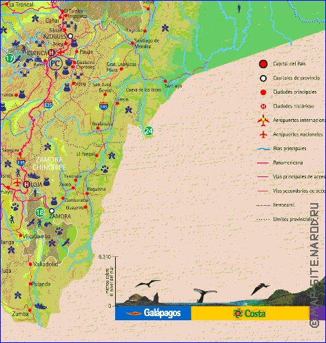 carte de Equateur