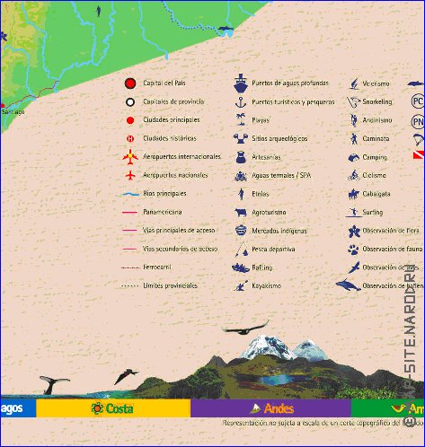 carte de Equateur