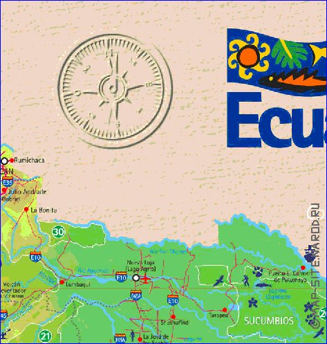 carte de Equateur