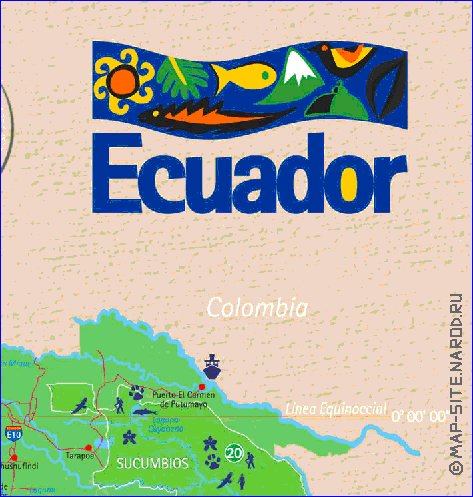 carte de Equateur