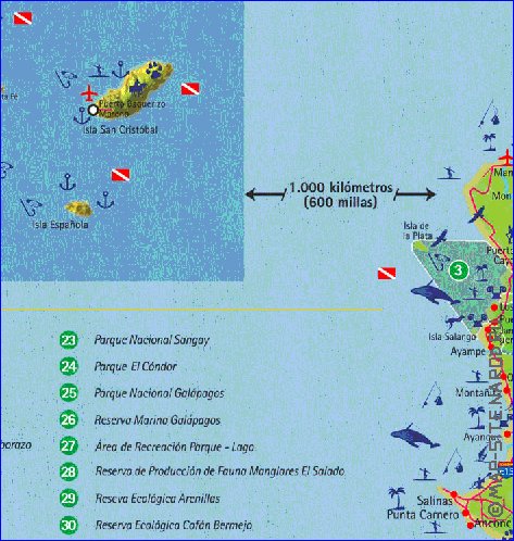 carte de Equateur