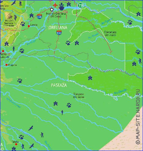 carte de Equateur