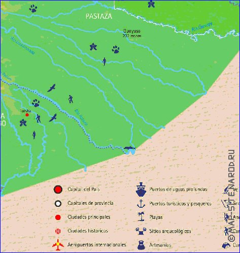 carte de Equateur