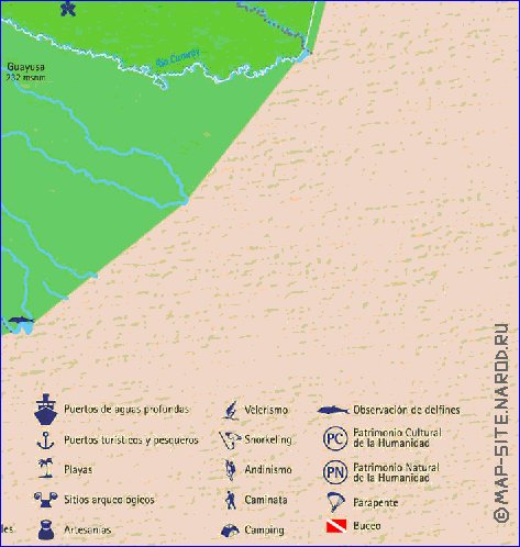 carte de Equateur