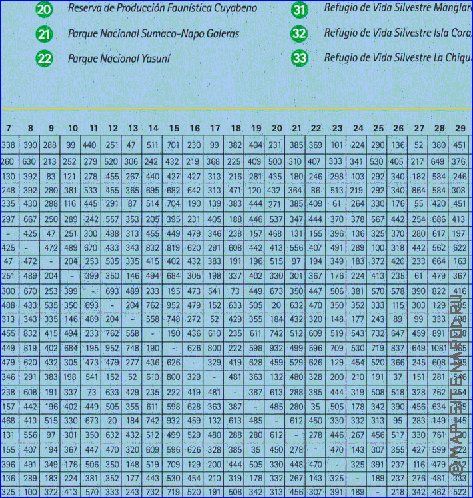 carte de Equateur