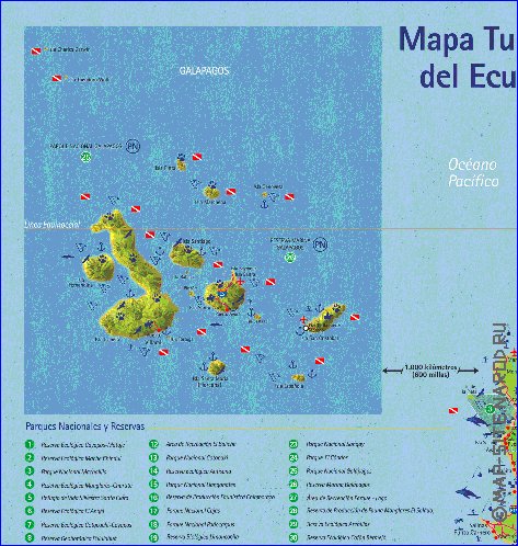 carte de Equateur