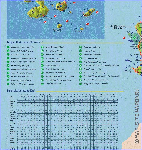 carte de Equateur