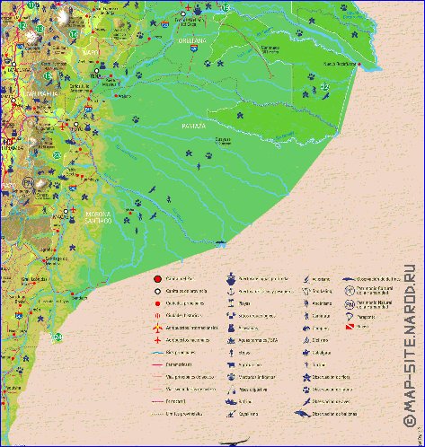 carte de Equateur