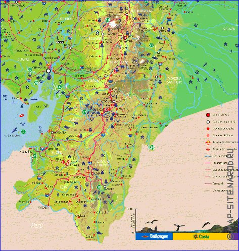 carte de Equateur