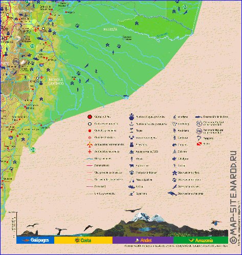 carte de Equateur