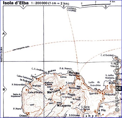 mapa de Elba