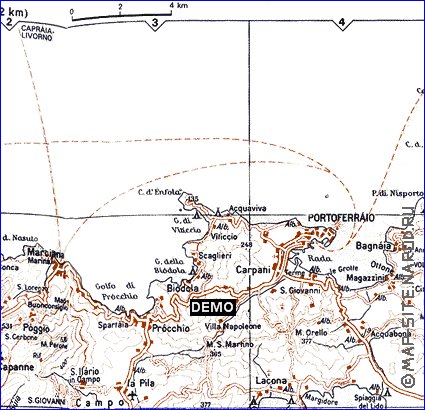 mapa de Elba