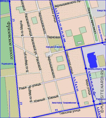 Transport carte de Elektrostal