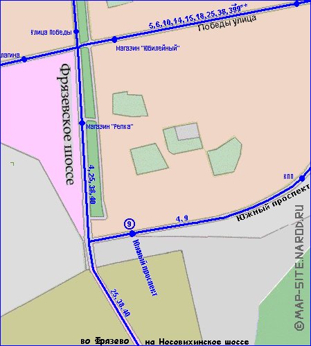 Transport carte de Elektrostal