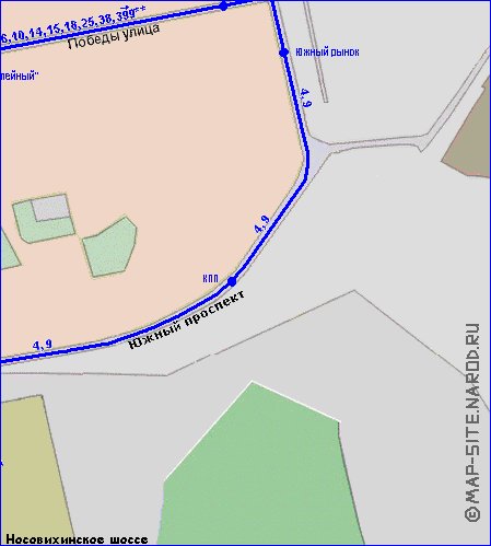 Transport carte de Elektrostal