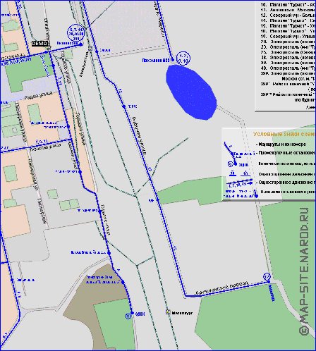 Transport carte de Elektrostal