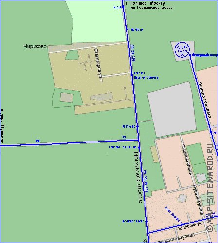 Transport carte de Elektrostal