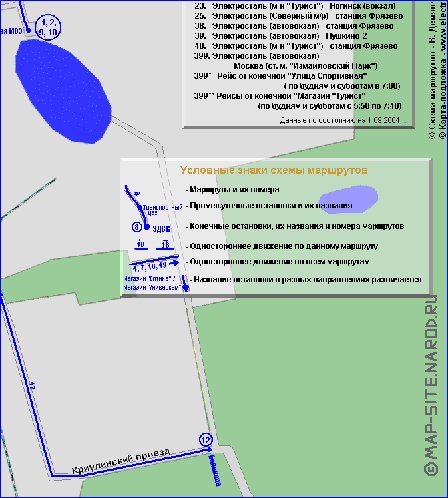 Transport carte de Elektrostal