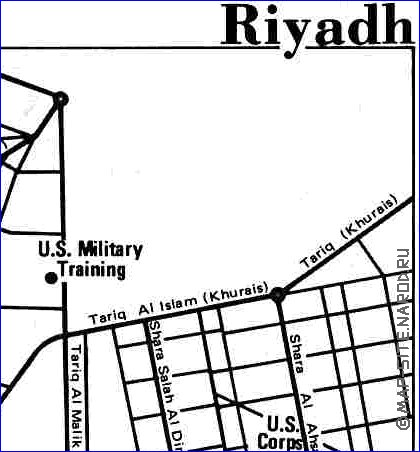 mapa de Riade