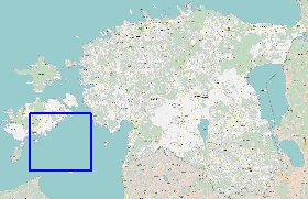mapa de Estonia