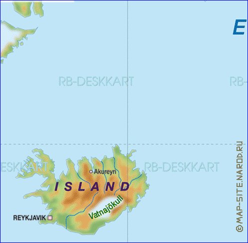 Fisica mapa de Europa em alemao