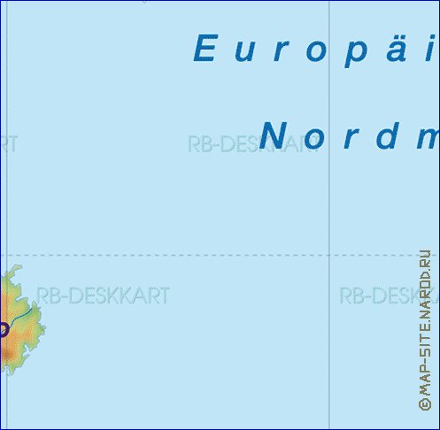 Fisica mapa de Europa em alemao