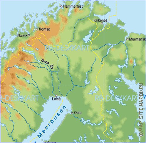 Fisica mapa de Europa em alemao