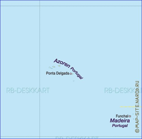 Fisica mapa de Europa em alemao