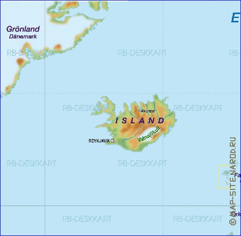 Fisica mapa de Europa em alemao