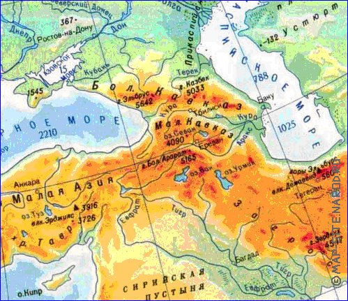 Fisica mapa de Europa