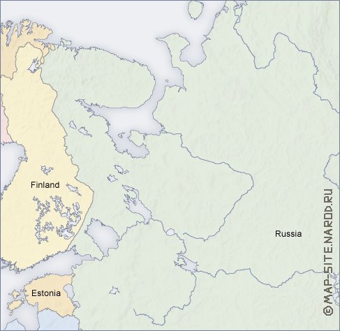 Politico mapa de Europa em ingles